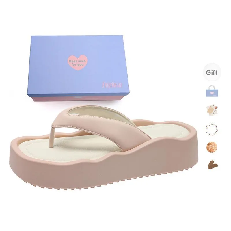 Xingdiman Abrasion Resistant Flip Flops Women's Box-5