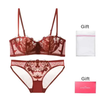 NEIZAIMIMA Underwear Set Women's Gemstone Red