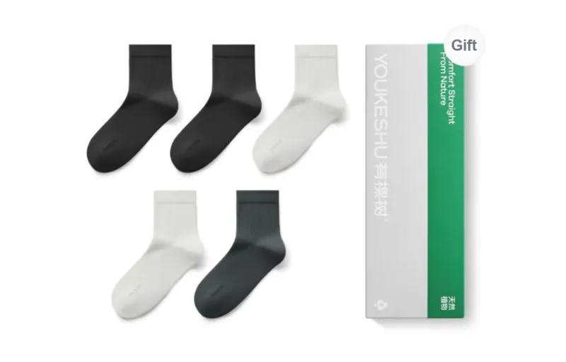YOUKESHU Men Mid Calf Socks-10