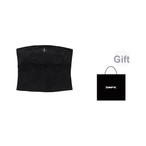 SMFK Annihilation Черная сумка для покупок Женские топы без бретелек