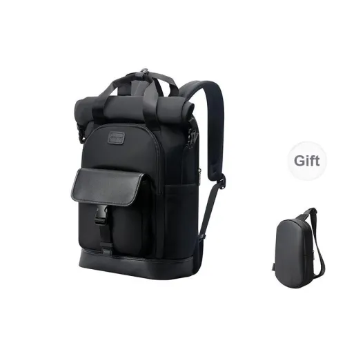 BOPAI Fabric Backpack Regular Men's Black