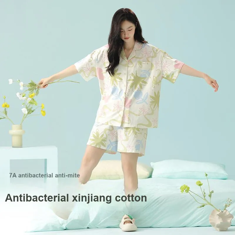 XIAFENYAN Pajama Set Women's Apricot-1