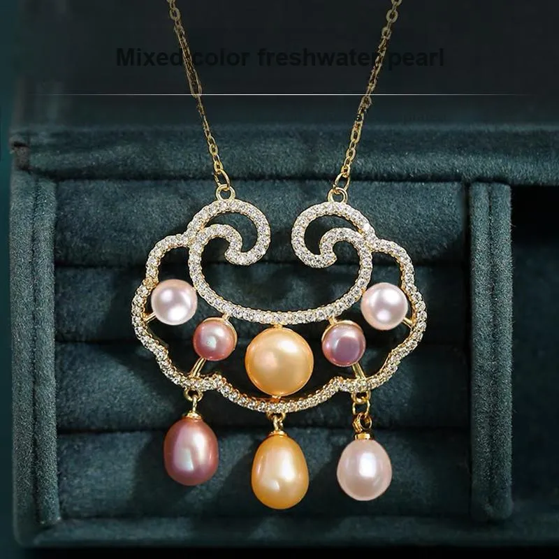 Taste The Color Freshwater Pearl Necklaces Women's-1