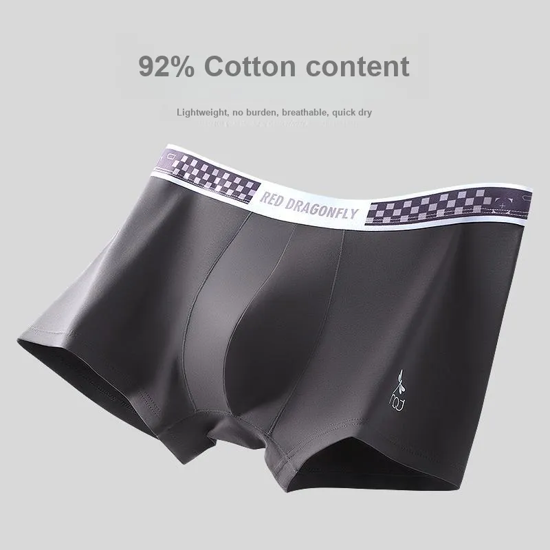 RED DRAGONFLY Cotton Panties Men's 3 Pack Gift Box Set-4