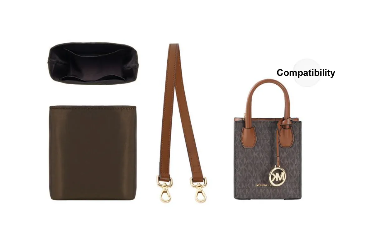 Lan Bao Fan Microfiber Polyurethane Nylon Crossbody Transformation Combination Unisex Brown