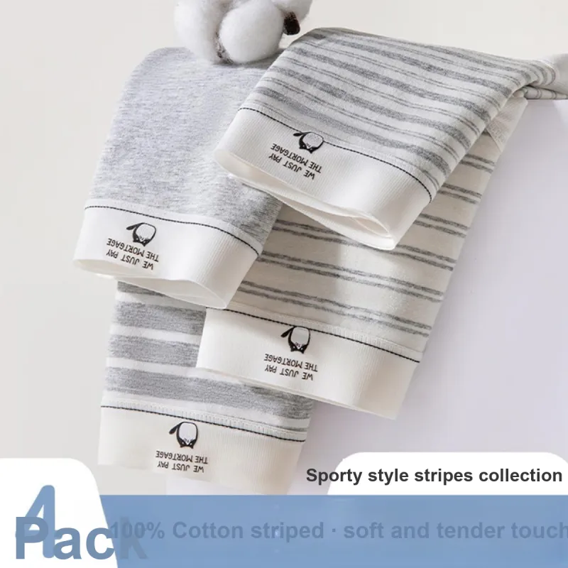 Cotton Shopping Underpants Women's 4 Pack-2