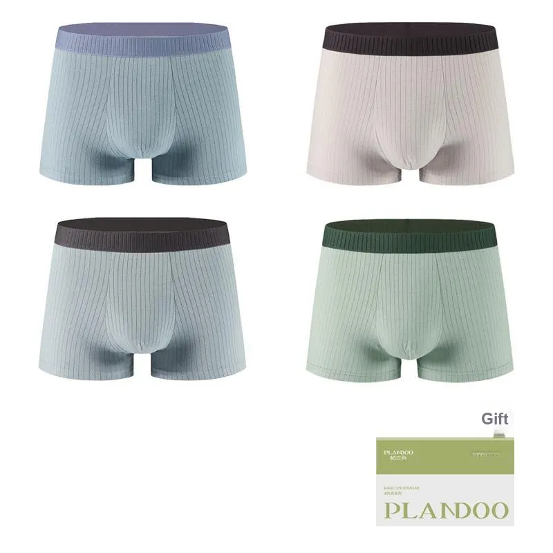 PLANDOO Underpants Men's Gift Box Set Of 4-8