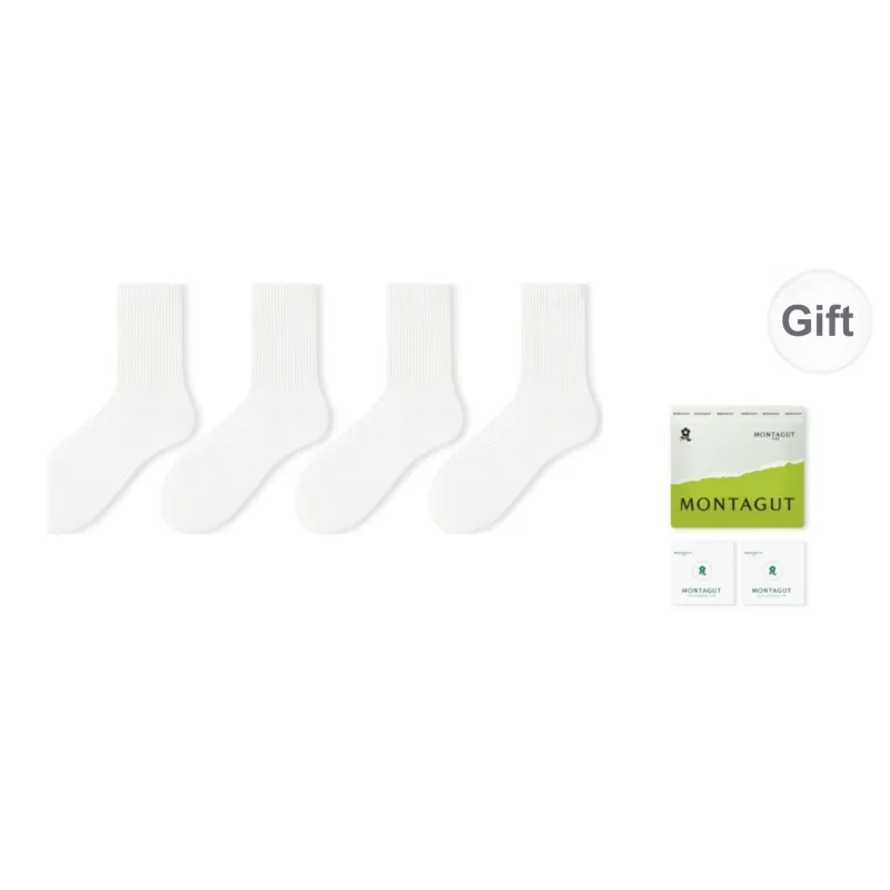 Montagut Mid Calf Socks Unisex 4 Pack-8
