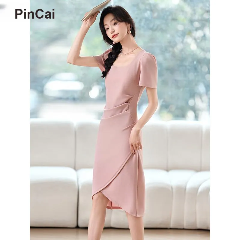 Taste The Color Short Sleeved Dress Women's-3