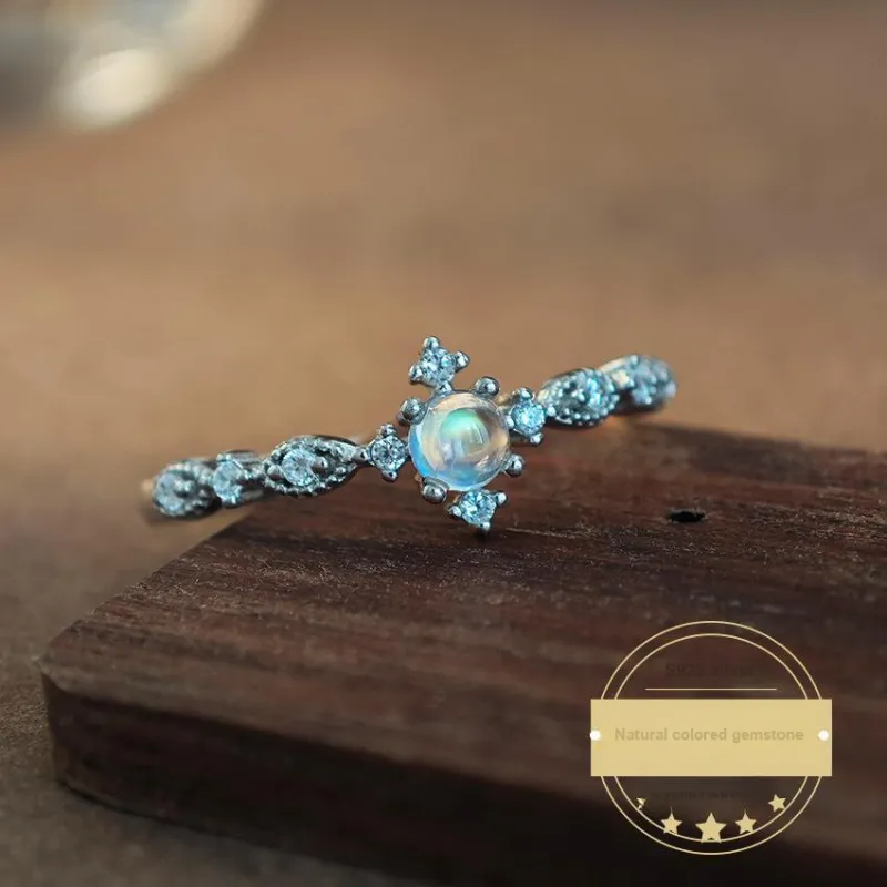 Andaozi Natural Colored Gemstones Rings Women's-1