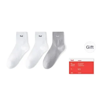 MIIOW Trend Party Series Mid Calf Socks Men's 3 Pack