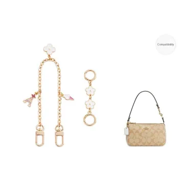 Ingenuity Handmade Metal Bag Strap Women's Gold Tone