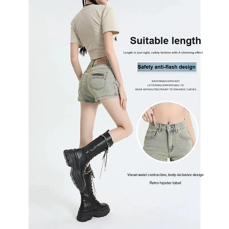 LESS BEARS Denim Shorts Women's-3