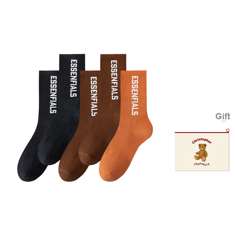 Caramella Mid Calf Socks Unisex Shopping Bag Combo-16