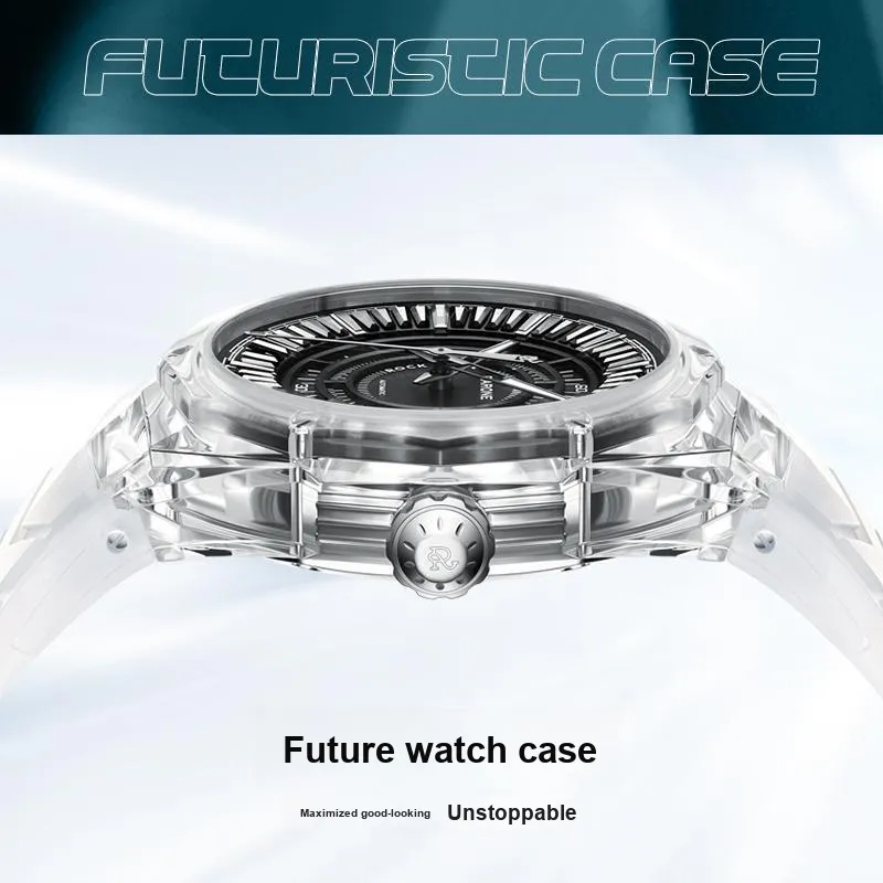 RARONE Mechanical Movement Watch Men's Watches Black Dial 8670459909737-2