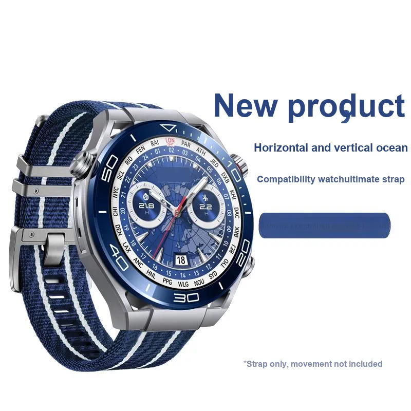 Miss Wrist Huawei Compatibility Watch Band 22 46mm Nylon Material-1