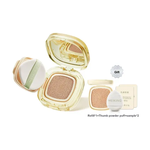 Meikang Fendai Длинный Тяжелый BB Крем Воздушные Подушки Без Кековой Текстуры Безупречный Прозрачный Росовый Тон Кожи Маскирующий Тон Кожи 10г*2