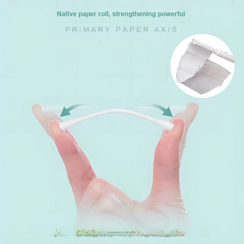 ZHENZI x Camellia Dual Head Cotton Swab Disposable Cotton Swabs For Makeup 200 Pcs 1 Box-2