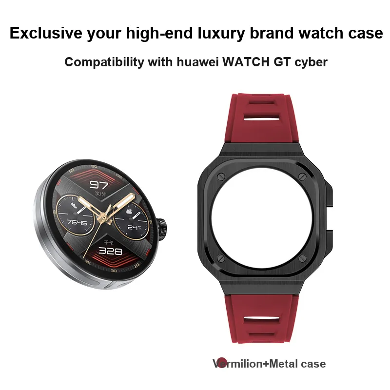 MSSM Watch Band Huawei Compatibility Silicone Material-13