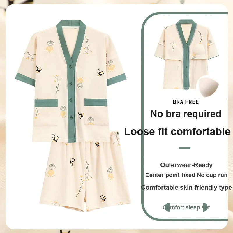 MADALLO Pajama Set Women's Apricot-1