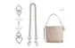 [Silver]White Four-Leaf Clover Extender Chain+Decorative Chain