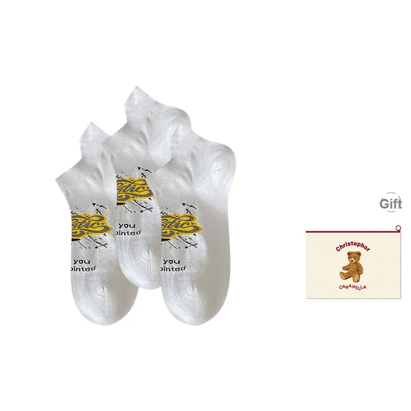 Caramella Ankle Socks Men's Shopping Bag Combo Set-13