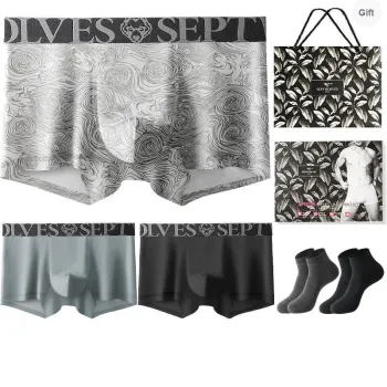 SEPTWOLVES Underwear Gift Box Men's Gift Box Set+Shopping Bag