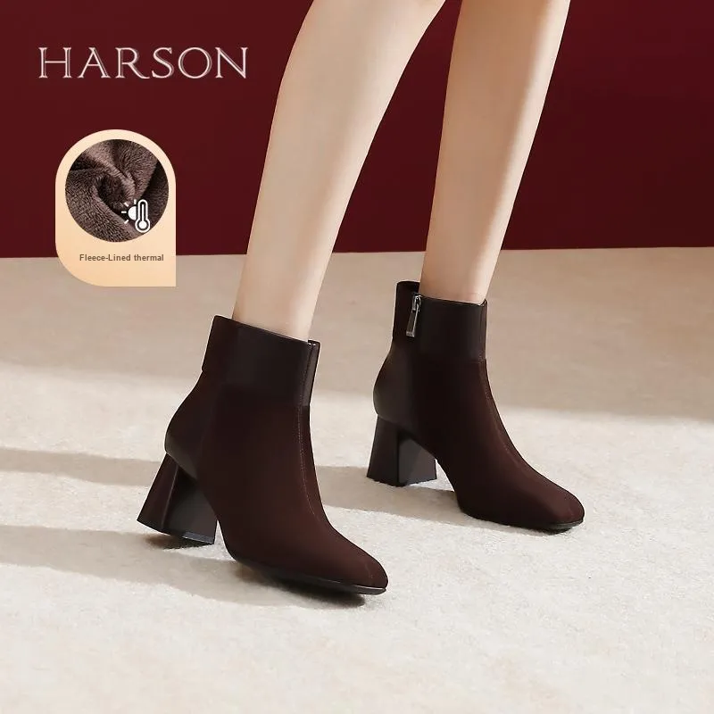 HARSON Ankle Boots Women's Black-19