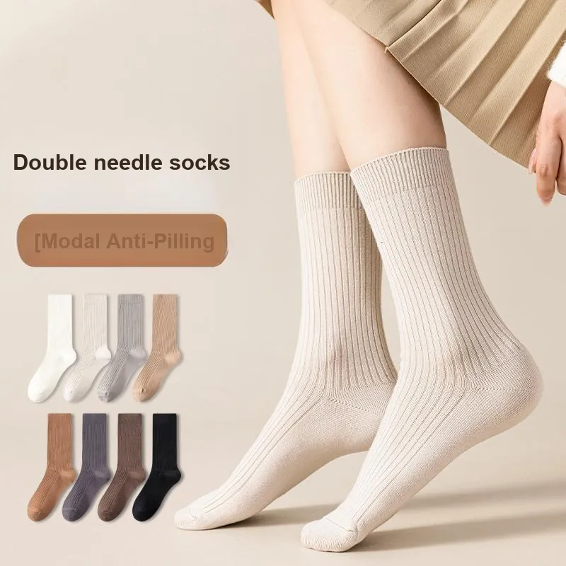 MIIOW Mid Calf Socks Women's Combo Set-10