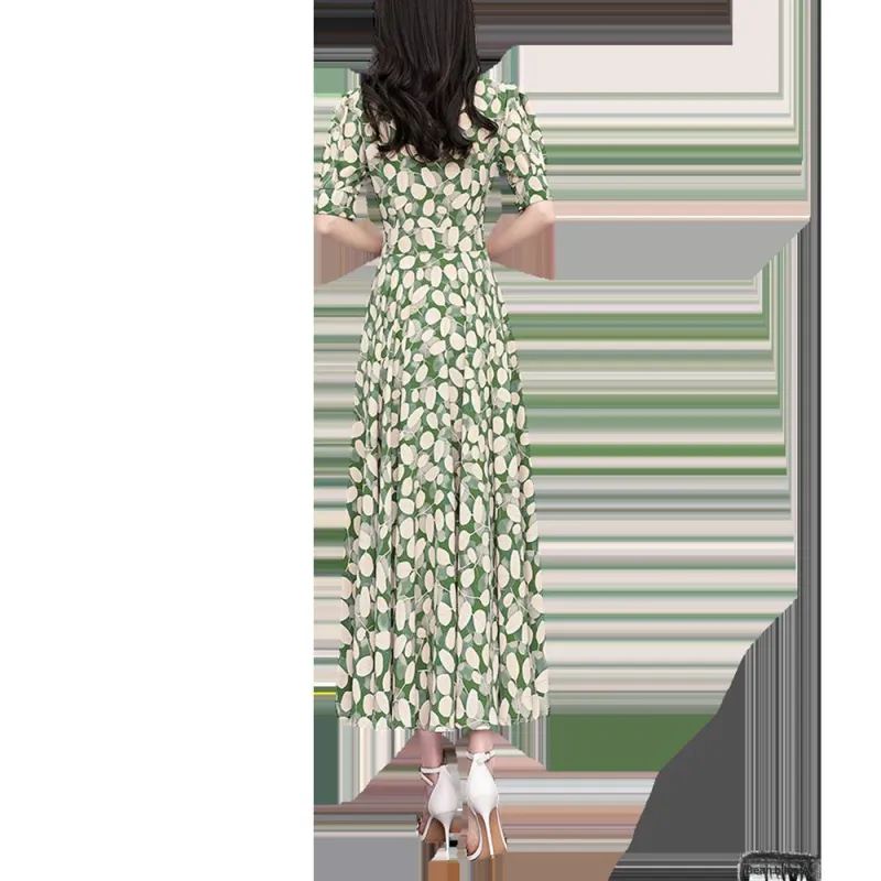 Ning Cai Yuer Short Sleeved Dress Women's-1