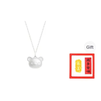 Chongqing Gold Store S999 Fine Silver Necklaces Women's