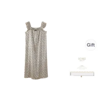 XIA.WA.ZHI.XIU Nightgown Women's Gift Box Set Light Umber
