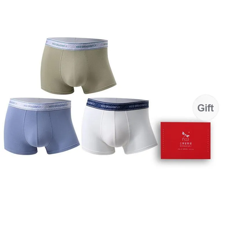 RED DRAGONFLY Cotton Panties Men's 3 Pack Box-12