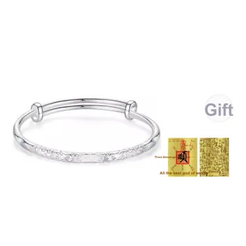 Bear Silversmith 999 Fine Silver Sterling Silver Bangle Women's