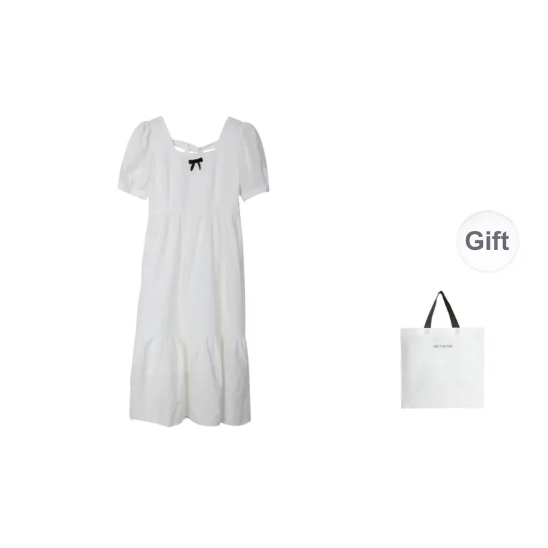 SETIROM Short Sleeved Dress Women's-1
