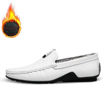 CKVUSAMG Beanie Shoes Men's White