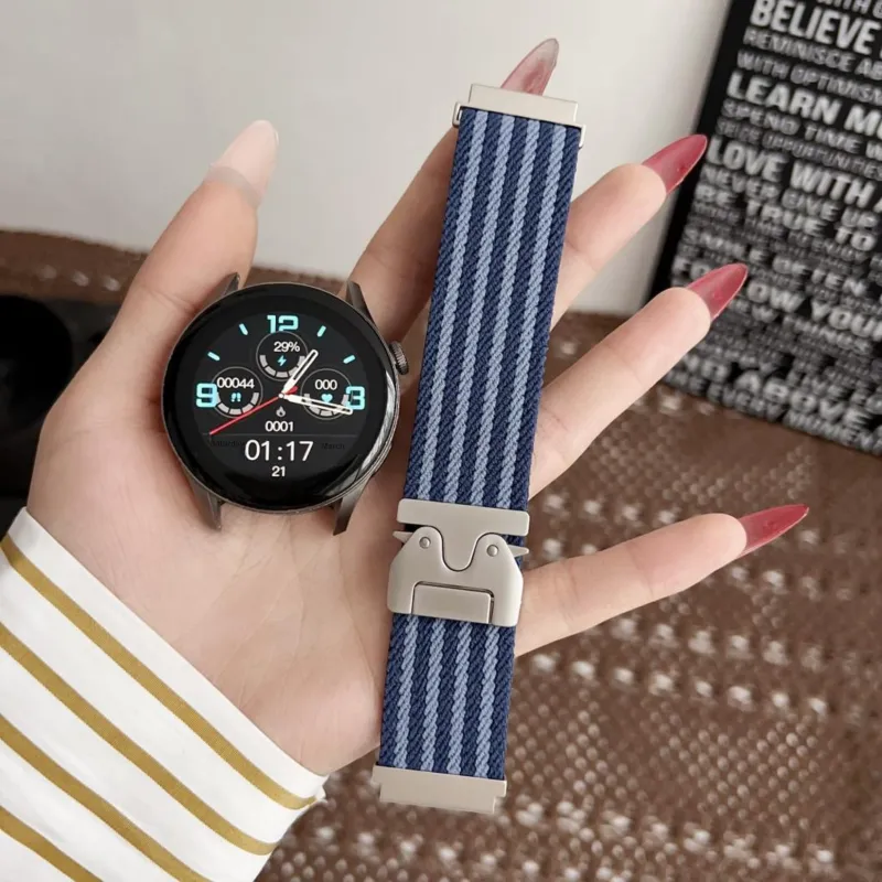 Antey Watch Band Samsung Compatibility 175 220mm Fabric Material-5
