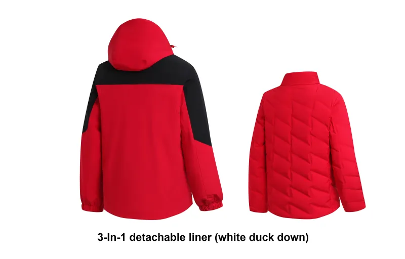 Kawasaki Waterproof And Windproof To Keep Warm Windbreaker Jacket Unisex-5