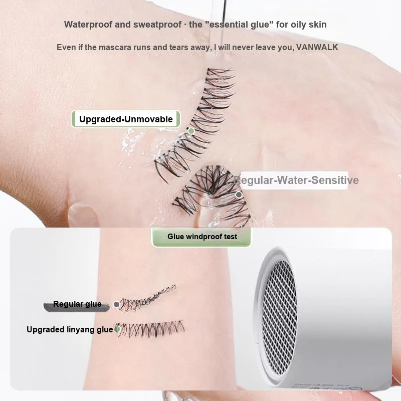 LEOUEANR Upgraded 2.0 Eyelashes Setting Liquid 5ml * 1 Piece/2 Pieces-1