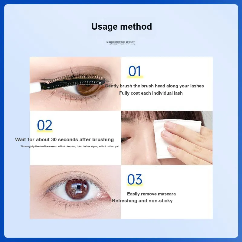 Plantpro Mascara Glue Removal Liquid Portable And Easy To Clean 5ml/5ml*2-4