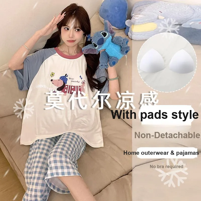 OUSHIBO Pajama Set Women's Image Color-5