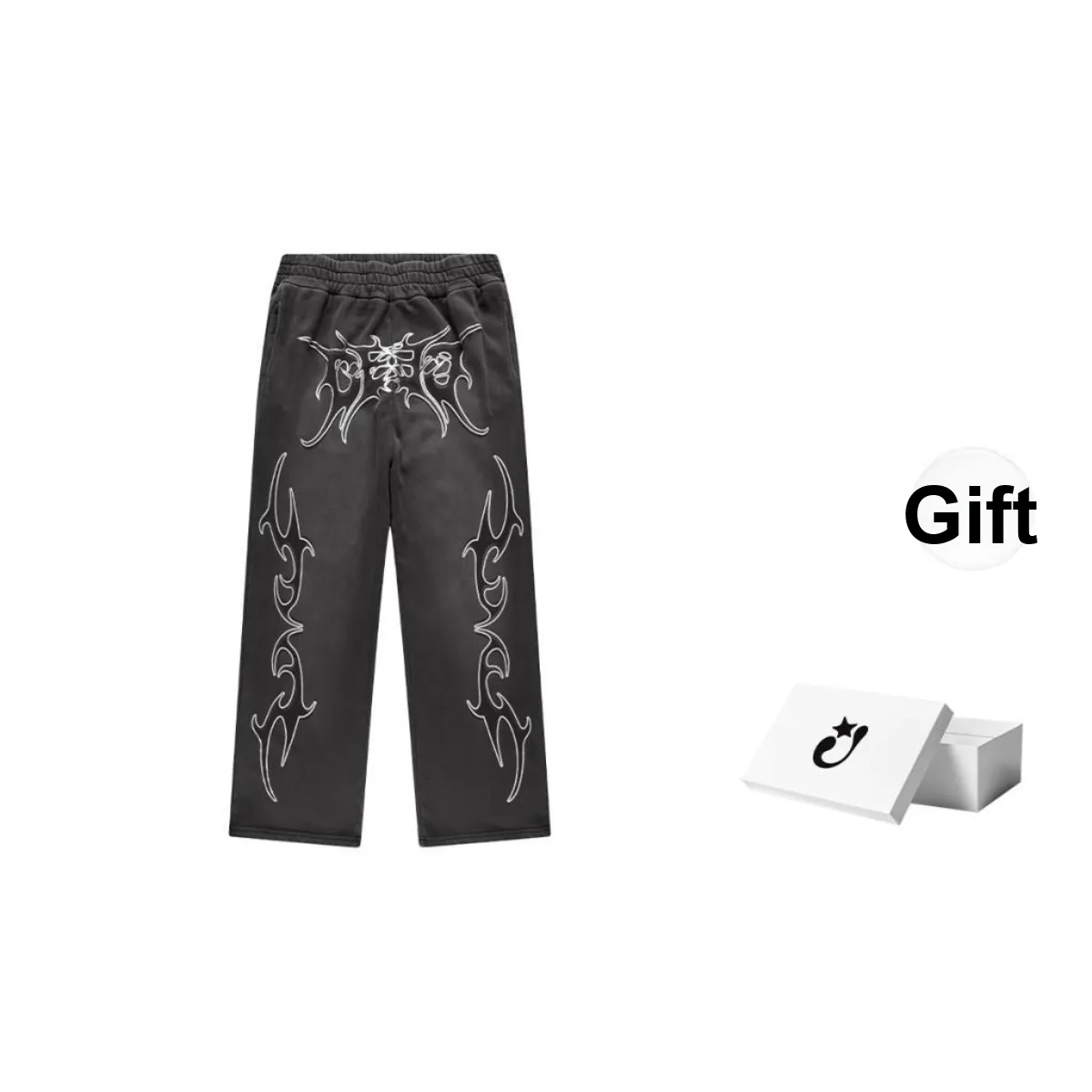CEEC LA 24FW Knitted Sports Pants Unisex Dark Gray