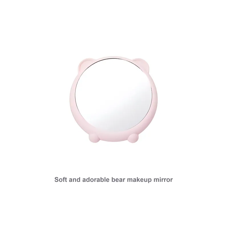 MINISO Soft Cute Bear Make Up Mirrors Portable 17.5cm-1