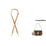 1.5cm-Width Adjustable Beeswax Cow Leather Shoulder Strap