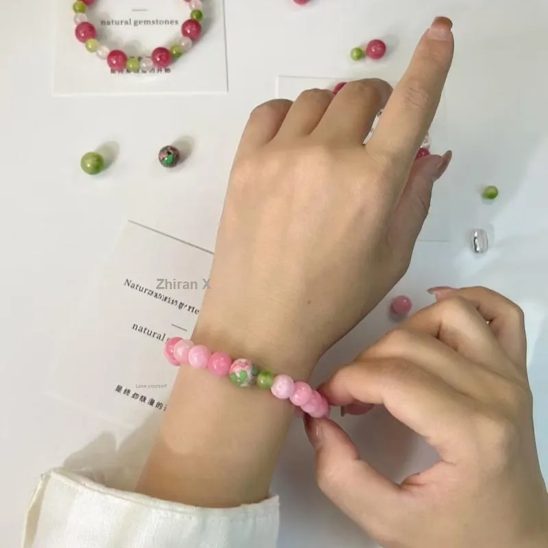 ZWU Colored Glaze Bracelets Women's-1
