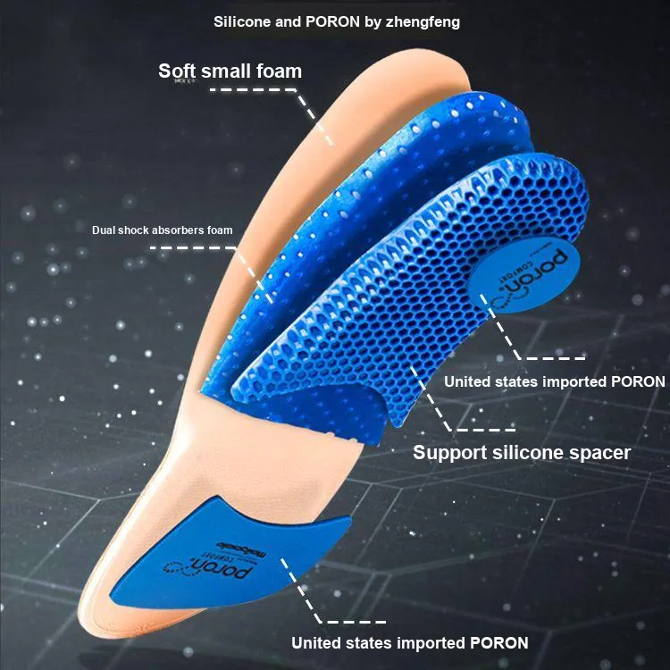 Maigaole Silicone Insoles Unisex-2