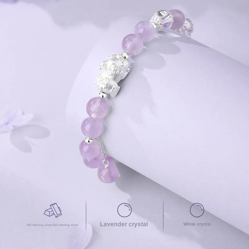 Long Fu Crystal Joyful Festival Good Luck Versatile Accessory Women's-2