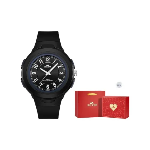 LIBER AEDON Кварцевый механизм черный циферблат унисекс