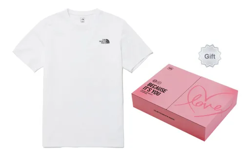 THE NORTH FACE T-Shirts Unisex Gift Box Sets White