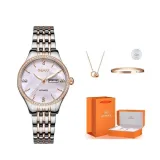 Rose White Dial (Luxury Style Box Three-Piece Set)
